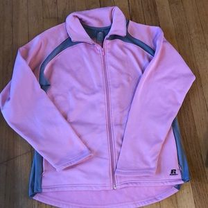 Women’s Russell zip-up jacket, size XL.